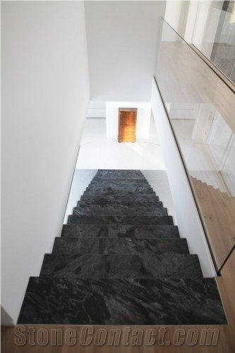 Iron Silver Quartzite Staircase