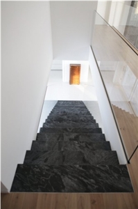 Iron Silver Quartzite Staircase