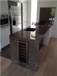 Bronze Armani Marble Kitchen Island Top