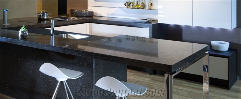 Black Granite Worktops