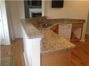 Amarelo Real Granite Kitchen Countertop