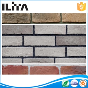 Yld-15009 Grey Thin Bricks Artificial Stone Veneer