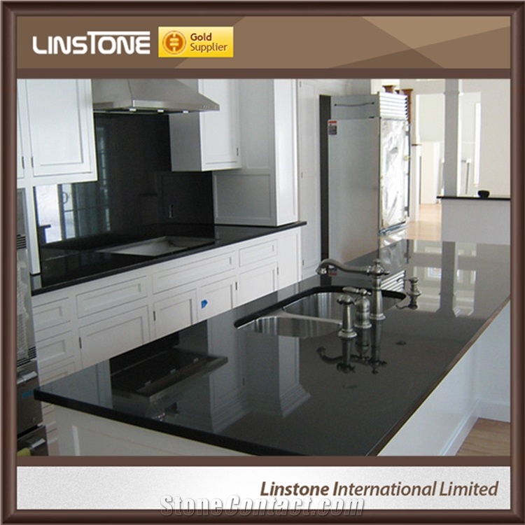 Absolute Black Granite Kitchen Countertops