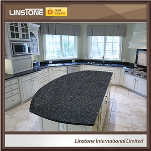 Cheap Polished Blue Pearl Granite Kitchen Countertop