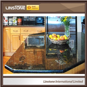 Cheap Price Peacock Green Granite Kitchen Countertops