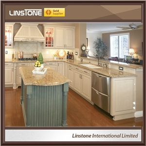 Cheap Price Polished Giallo Veneziano Granite Kitchen Countertop