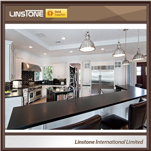 Cheap Price Polished Surface Indian Black Granite Kitchen Countertops