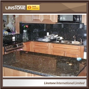 Cheap Price Polished Surface Ubatuba Granite Kitchen Countertops
