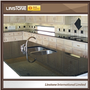 Cheap Price Polished Surface Ubatuba Granite Kitchen Countertops