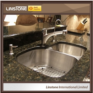 Cheap Price Polished Surface Ubatuba Granite Kitchen Countertops