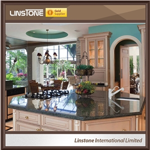Cheap Price Polished Surface Virginia Green Granite Kitchen Countertops