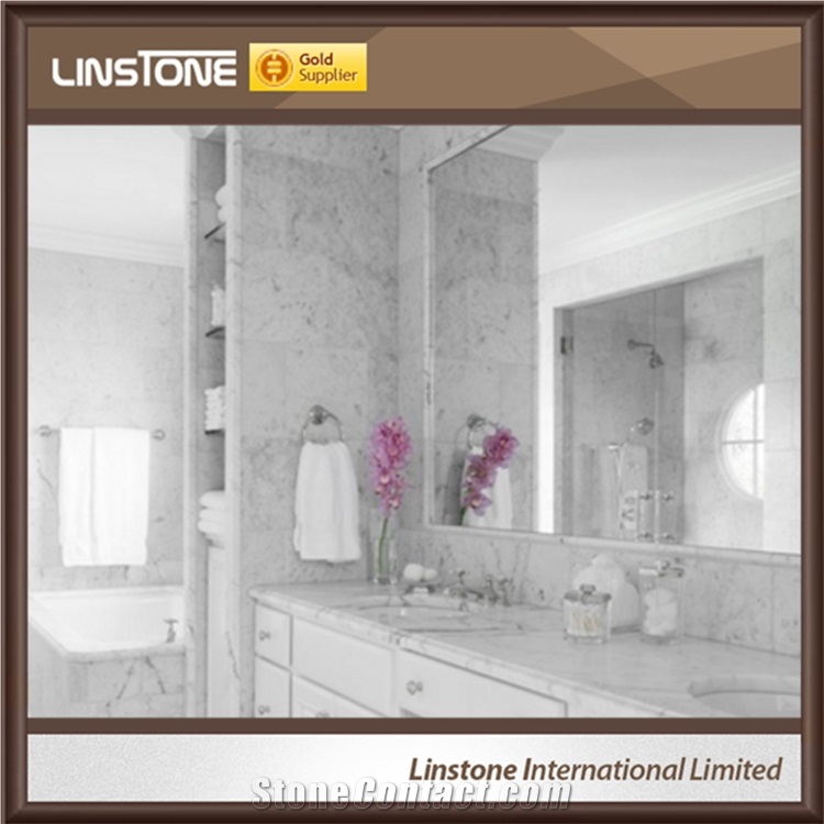 Extravagant Venatino Marble Wall Tiles, Italy White Marble