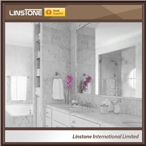 Extravagant Venatino Marble Wall Tiles, Italy White Marble