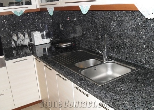 Labrador Blue Pearl Granite Kitchen Countertops