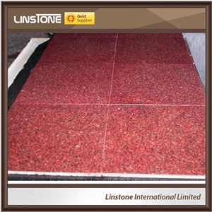 Modern Style Ruby Red Granite Slab Tiles