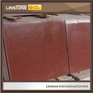 Modern Style Ruby Red Granite Slab Tiles