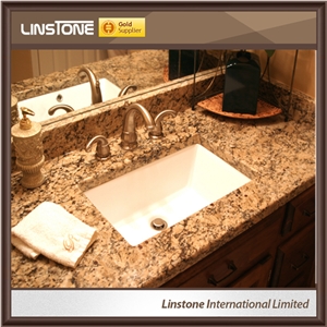 Polished Cheap Price Giallo Veneziano Granite Vanity Top