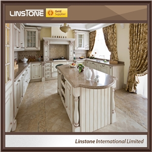 Polished Crema Caramel Granite Kitchen Countertop