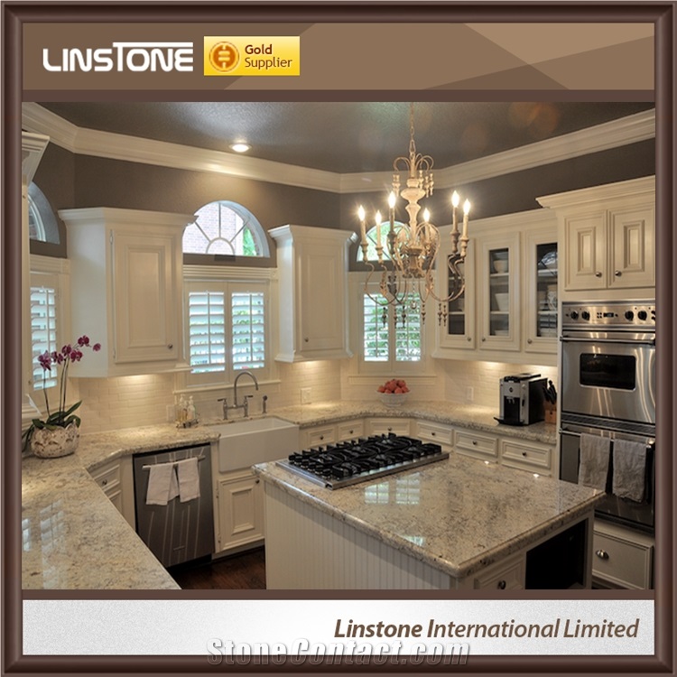 Polished Surface Cheap Price Bianco Romano Granite Kitchen Countertops