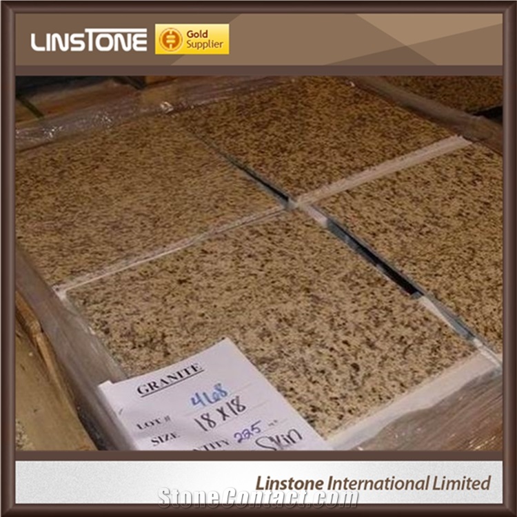 Popular Polished Tiger Skin Yellow Granite Tiles & Slabs