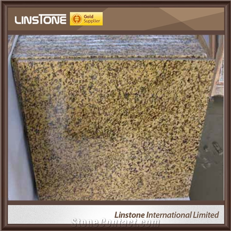 Popular Polished Tiger Skin Yellow Granite Tiles & Slabs