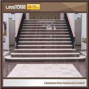 Prefab Home Balmoral Red Granite Stair