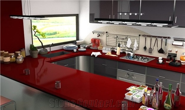Ruby Red Granite Countertop Kitchen Countertop