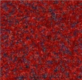 Ruby Red Granite Kitchen Countertop
