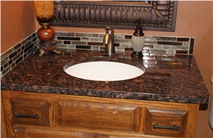 Tan Brown Granite Vanity Countertop Tan Brown Granite Vanity Countertop