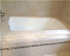 Quartz Undermount Tub Surround