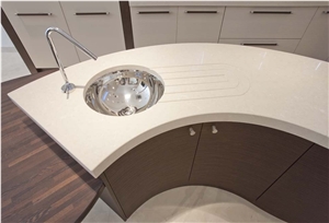 Quartz Stone Modern Kitchen Renovation