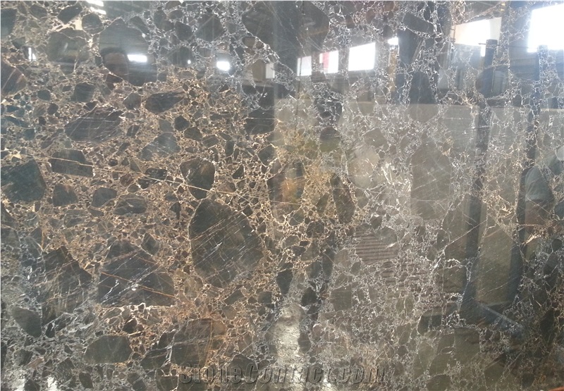 Marshal Gold Marble Tiles & Slabs, Black Polished Marble Floor Covering Tiles, Walling Tiles