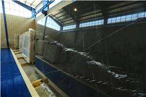 Black Marble Tiles & Slabs, Pars Black Esfahan Marble Polished Floor Covering Tiles, Walling Tiles