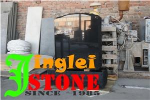 Shanxi Black Granite Tombstone and Monument Manufacturer Good Price