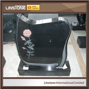 Custom Designs Flower Carving Tombstone Headstone Custom Designs Flower Carving Tombstone Headstone