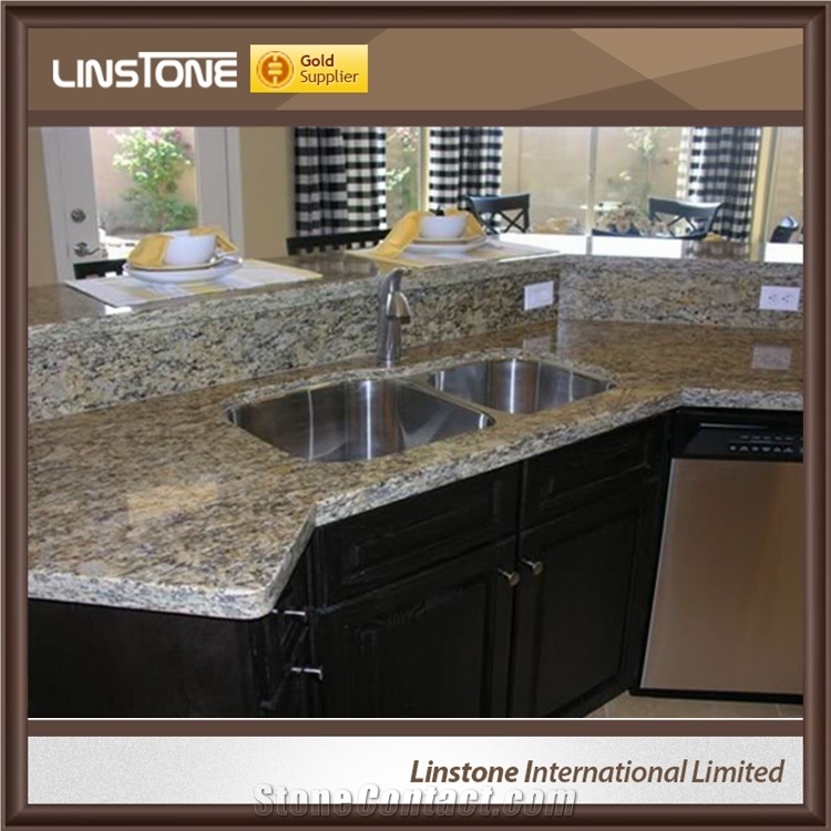 White Rose Granite Solid Surface Bathroom Vanity Tops