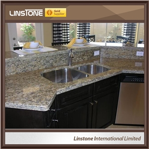 White Rose Granite Solid Surface Bathroom Vanity Tops