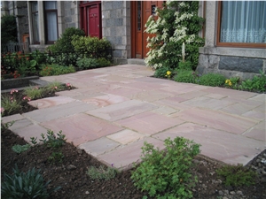 Raveena Sandstone Patio Pattern