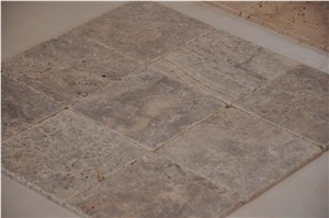 Silver Travertine Tumbled