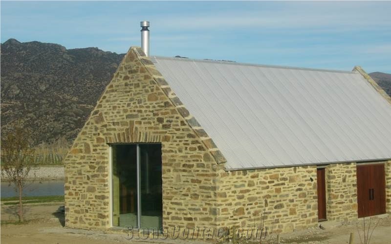 Lindis Schist Masonry, Flush Joint Schist