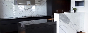 Calacatta Marble Kitchen Countertop
