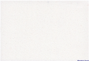 Artificial Quartz Stone - Pure Snow White Quartz Stone Slabs & Tiles, Polished Quartz Surfaces with Scratch Resistance and Stain Resistance in Custom Sizes