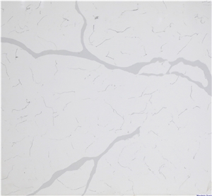 Calacatta White Artificial / Engineered Quartz Stone Tile & Slab