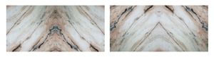 Tiger Skin Bookmatch Marble Tiles & Slabs, Pink Polished Marble Floor Covering Tiles, Walling Tiles