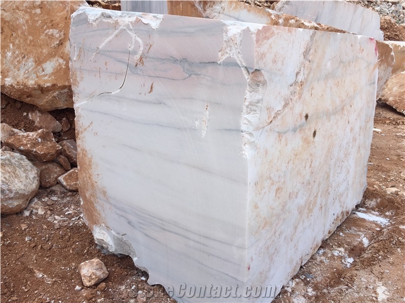 Tiger Skin Marble Blocks, Pink Marble Blocks