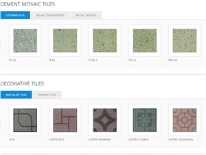 Terrazzo Cement Mosaic Tiles
