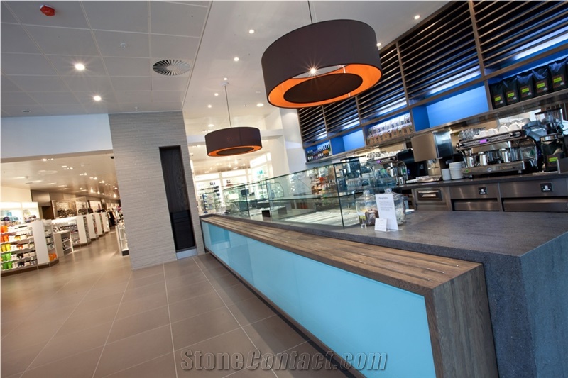 Affordable Modern Luxury Solid Surface Led Bar Counter
