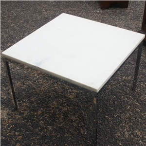 Artficial Marble Kitchen Furniture Dinning Table for Family Dinner Party