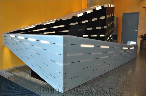 High Quality Custom Made Reception Desk in Dubai