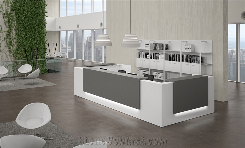 High Quality Custom Made Reception Desk in Dubai